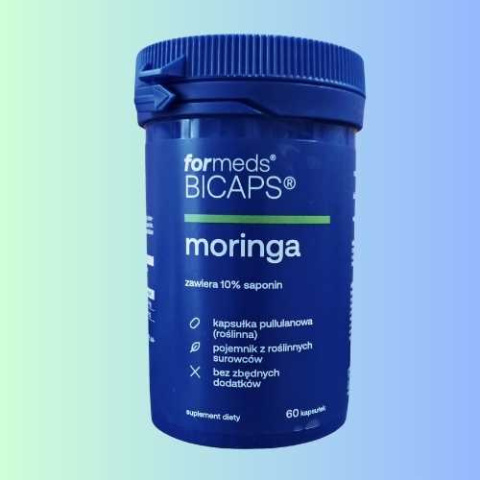 BICAPS Moringa ForMeds - Naturalne Wsparcie dla Zdrowia, 60 Kapsułek BICAPS Moringa ForMeds - Naturalne Wsparcie dla Zdrowia, 60 Kapsułek