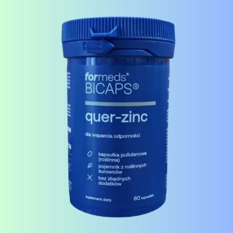 BICAPS Quer-Zinc dla Wsparcia Odporności, ForMeds, 60 Kapsułek BICAPS Quer-Zinc dla Wsparcia Odporności, ForMeds, 60 Kapsułek