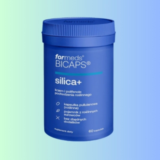 Bicaps Silica+ Formeds - Wsparcie dla zdrowia skóry i włosów, 60 kapsułek
