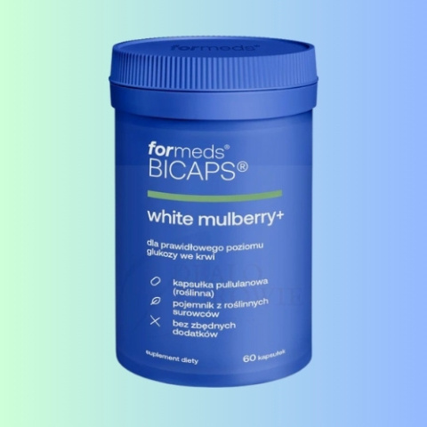 Bicaps White Mulberry+ - Wsparcie Metabolizmu i Cukru, Formeds, 60 kapsułek Bicaps White Mulberry+ - Wsparcie Metabolizmu i Cukru, Formeds, 60 kapsułek