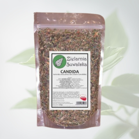 CANDIDA mieszanka ziół Zielarnia Suwalska 200g - wspomaga walkę z grzybicą CANDIDA mieszanka ziół Zielarnia Suwalska 200g - wspomaga walkę z grzybicą