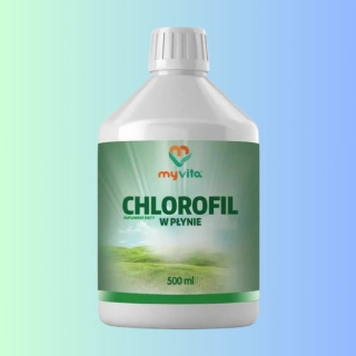 Chlorofil w płynie, Myvita, 500ml - naturalny detoks i wsparcie organizmu