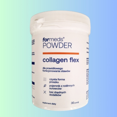 Collagen Flex w Proszku na Stawy, ForMeds, 153 g, 30 porcji Collagen Flex w Proszku na Stawy, ForMeds, 153 g, 30 porcji