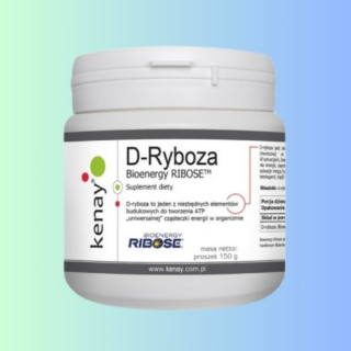 D-Ryboza Kenay - naturalne wsparcie energii komórkowej, proszek 150 mg
