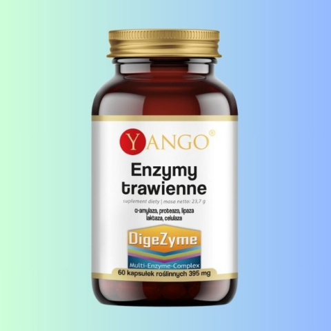 Enzymy Trawienne Yango - Wsparcie trawienia, 60 kapsułek Enzymy Trawienne Yango - Wsparcie trawienia, 60 kapsułek