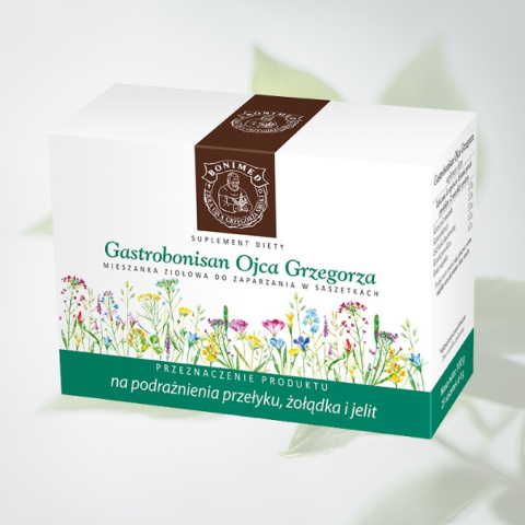 Gastrobonisan - mieszanka ziołowa na podrażnienia przełyku, żołądka i jelit, Bonimed, 25 saszetek Gastrobonisan - mieszanka ziołowa na podrażnienia przełyku, żołądka i jelit, Bonimed, 25 saszetek
