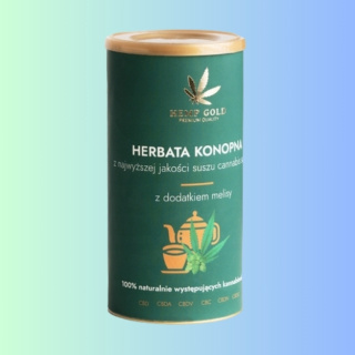 Herbata Konopna Hemp Gold z Melisą 70g - idealne połączenie relaksu i zdrowia