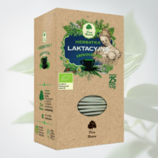 Herbatka Ekologiczna Laktacyjna Dary Natury 25 saszetek - wsparcie dla mam karmiących