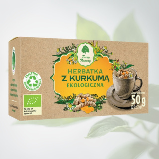Herbatka z Kurkumą 25 saszetek - naturalne wsparcie odporności i trawienia