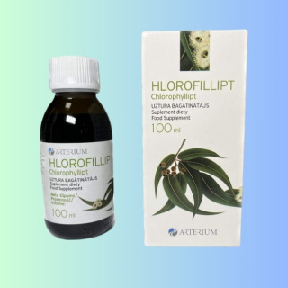 Hlorofillipt Arterium - Naturalny antyseptyk z wyciągiem z eukaliptusa, 100 ml