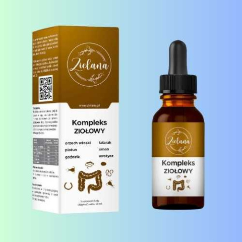 Kompleks Ziołowy Zielana - Naturalne Wsparcie dla Organizmu, 50 ml Kompleks Ziołowy Zielana - Naturalne Wsparcie dla Organizmu, 50 ml