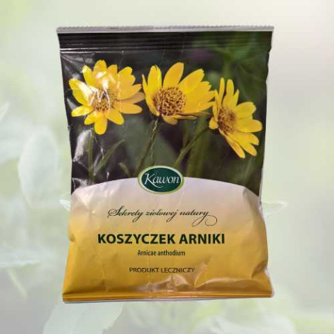 Koszyczek Arniki Kawon - Naturalna Regeneracja i Wsparcie Skóry, 25 g Koszyczek Arniki Kawon - Naturalna Regeneracja i Wsparcie Skóry, 25 g