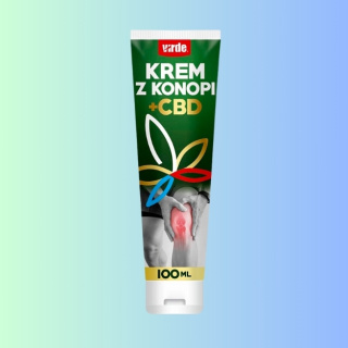Krem z Konopi + CBD Virde 100ml - nawilżenie i regeneracja skóry z CBD