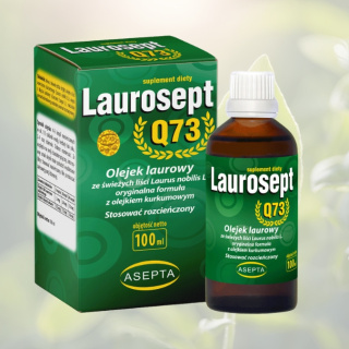 Laurosept Q73 olejek laurowy Asepta 100ml - naturalne wsparcie dla zdrowia
