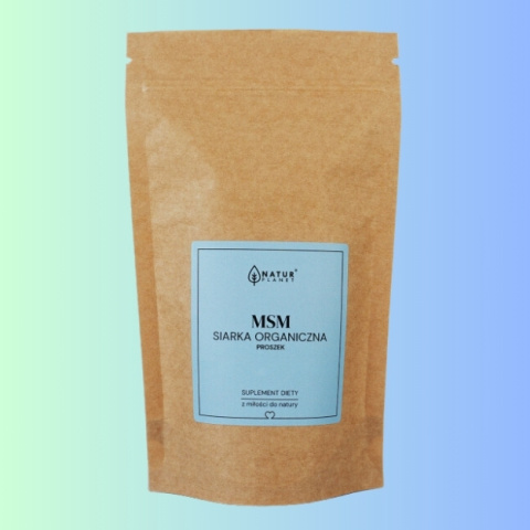 MSM Siarka Organiczna Natur Planet 500g proszek - wspomaga stawy i skórę MSM Siarka Organiczna Natur Planet 500g proszek - wspomaga stawy i skórę