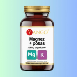 Magnez i Potas - Formy Organiczne, Yango, 90 kapsułek