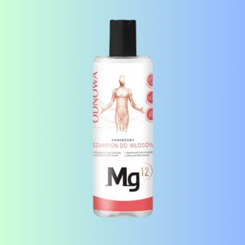 Magnezowy szampon do włosów Mg12 ODNOWA - regeneracja i nawilżenie, 200 ml Magnezowy szampon do włosów Mg12 ODNOWA - regeneracja i nawilżenie, 200 ml