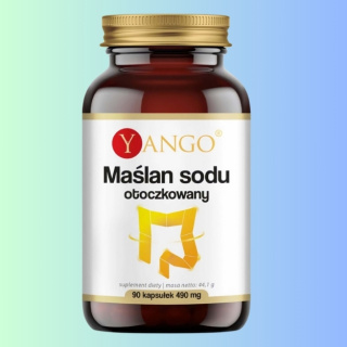 Maślan sodu Yango - Wsparcie zdrowia jelit, 90 kapsułek