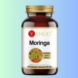 Moringa Yango - Wsparcie poziomu glukozy i zdrowia metabolicznego, 90 kapsułek