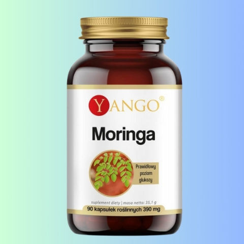 Moringa Yango - Wsparcie poziomu glukozy i zdrowia metabolicznego, 90 kapsułek Moringa Yango - Wsparcie poziomu glukozy i zdrowia metabolicznego, 90 kapsułek
