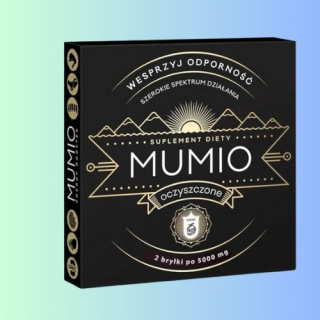 Mumio Oczyszczone NAMI - Wsparcie Odporności w Formie Bryłek, 2 x 5000 mg