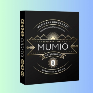 Mumio Oczyszczone Nami - Naturalne Wsparcie Odporności, 60 tabletek