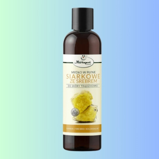Mydło Siarkowe ze Srebrem do skóry trądzikowej Herbapol - oczyszczanie i ochrona, 250 ml