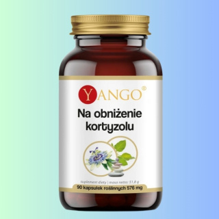 Na obniżenie kortyzolu Yango - Naturalne wsparcie dla redukcji stresu, 90 kapsułek