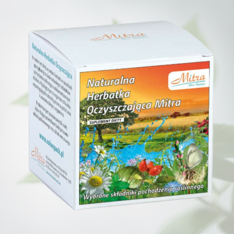 Naturalna Herbatka Oczyszczająca Mitra 30 saszetek - wsparcie w detoksykacji organizmu Naturalna Herbatka Oczyszczająca Mitra 30 saszetek - wsparcie w detoksykacji organizmu