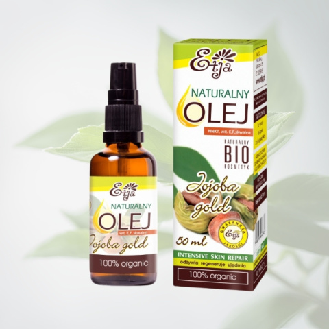 Naturalny Olej BIO Jojoba Gold Etja 50 ml - pielęgnacja skóry i włosów