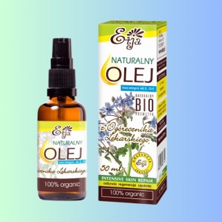 Olej z Ogórecznika Lekarskiego, Etja, 50ml - nawilżenie i regeneracja skóry