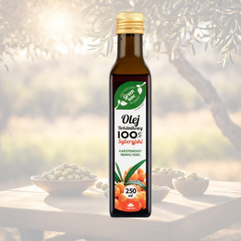Olej Rokitnikowy 100% Syberyjski Tabfarm - Naturalne Wsparcie Odporności, 250 ml