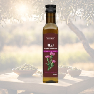 Olej z Nasion Ostropestu Skoczylas - Naturalne Wsparcie dla Wątroby, 250 ml