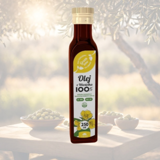 Olej z Wiesiołka 100% Tabfarm - Naturalne Wsparcie Zdrowia Kobiet, 250 ml
