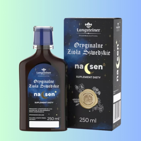 Oryginalne Zioła Szwedzkie - na sen, Langsteiner, 250ml Oryginalne Zioła Szwedzkie - na sen, Langsteiner, 250ml