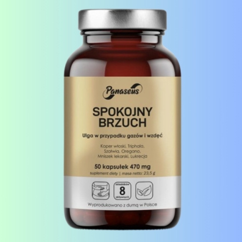 Panaseus SPOKOJNY BRZUCH, Yango, 50 kapsułek - naturalne wsparcie trawienia Panaseus SPOKOJNY BRZUCH, Yango, 50 kapsułek - naturalne wsparcie trawienia