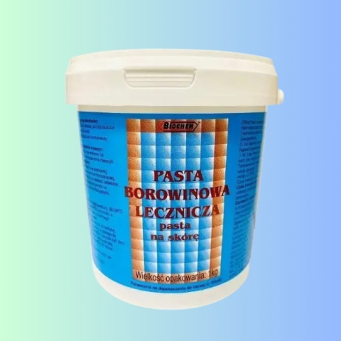 Pasta Borowinowa Lecznicza Biochem 1kg - naturalna pielęgnacja skóry