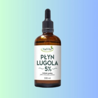 Płyn Lugola 5% Natvita - Wsparcie dla tarczycy i detoksykacja, 100ml