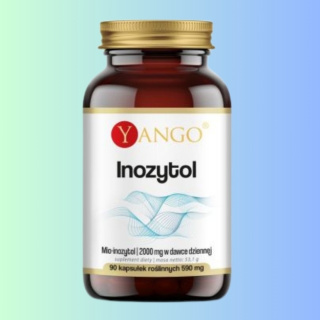 Inozytol Yango - Wsparcie zdrowia układu nerwowego, 590mg, 90 kapsułek