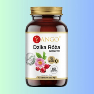 Dzika Róża Yango - Naturalne wsparcie odporności i zdrowia skóry, 640 mg
