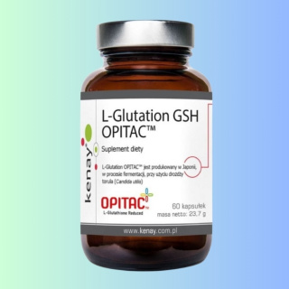 L-Glutation GSH Kenay - Naturalny antyoksydant wspierający organizm, 60 kapsułek