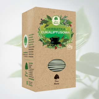 Herbatka Ekologiczna Eukaliptusowa Dary Natury 25 saszetek - naturalne wsparcie oddechowe