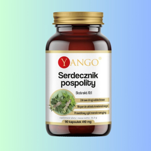 Serdecznik pospolity Yango 90 kapsułek - wsparcie dla układu sercowo-naczyniowego