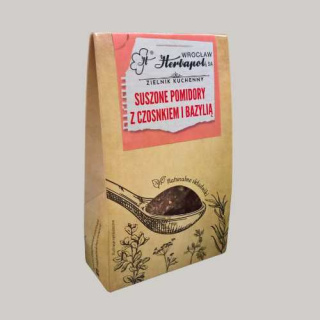Suszone Pomidory z Czosnkiem i Bazylią Herbapol - Aromatyczne Dodatki Kulinarne, 30 g