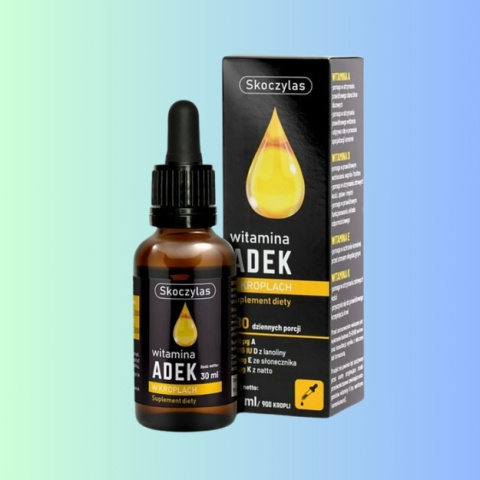 Witaminy ADEK w Kroplach 30ml - wsparcie dla zdrowia i odporności