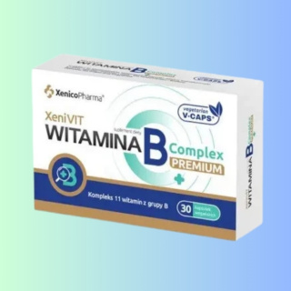 XeniVIT Witamina B Complex Premium, Xenico Pharma, 30 kapsułek - wsparcie układu nerwowego