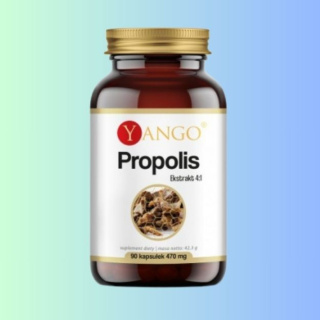 Propolis Ekstrakt 4:1 Yango - Naturalne wsparcie odporności, 90 kapsułek