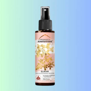 Aleja Drzew ELIKSIR Przeciw wypadaniu włosów - Drzewo Moringa, Produkty Bonifraterskie, 100ml