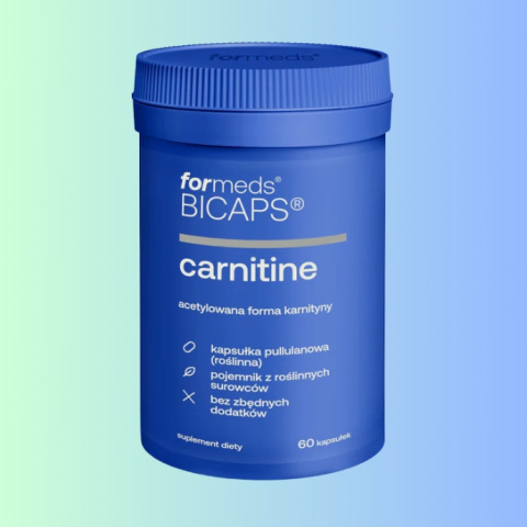 Bicaps carnitine - acetylowana forma karnityny, Formeds, 60 kapsułek Bicaps carnitine - acetylowana forma karnityny, Formeds, 60 kapsułek