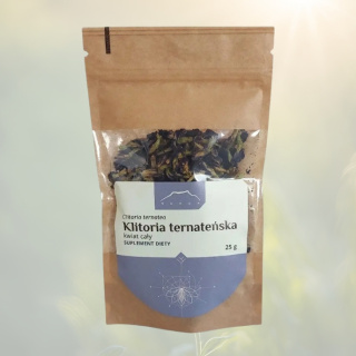 Klitoria ternateńska kwiat cały - suplement diety, Nanga, 25g